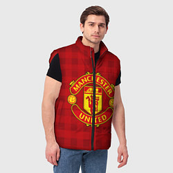 Мужской жилет Manchester United, цвет: 3D-красный — фото 2