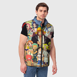 Мужской жилет One Piece, цвет: 3D-красный — фото 2