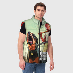 Мужской жилет GTA 5: Franklin Clinton, цвет: 3D-красный — фото 2