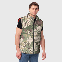 Мужской жилет Камуфляж, цвет: 3D-красный — фото 2