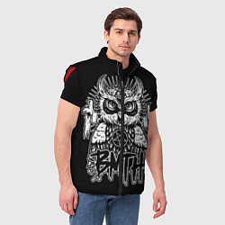 Мужской жилет BMTH Owl, цвет: 3D-красный — фото 2