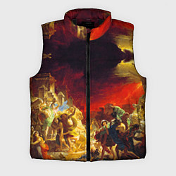 Мужской жилет Брюллов Последний день Помпеи, цвет: 3D-черный