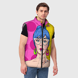 Мужской жилет POP ART, цвет: 3D-светло-серый — фото 2