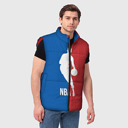 Мужской жилет Эмблема NBA, цвет: 3D-красный — фото 2