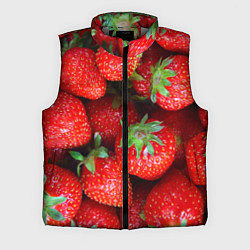 Мужской жилет Клубничная, цвет: 3D-светло-серый