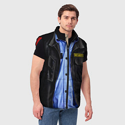Мужской жилет Форма SECURITY, цвет: 3D-красный — фото 2