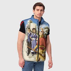 Мужской жилет Легенда об Аанге, цвет: 3D-красный — фото 2