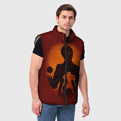 Мужской жилет Тетради смерти 8, цвет: 3D-светло-серый — фото 2