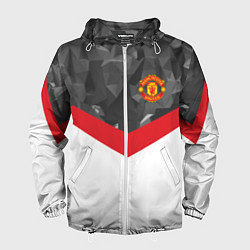 Мужская ветровка Man United FC: Grey Polygons