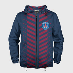 Ветровка с капюшоном мужская FC PSG: Creative, цвет: 3D-черный