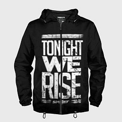 Ветровка с капюшоном мужская Skillet: We Rise, цвет: 3D-черный