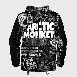 Ветровка с капюшоном мужская Arctic Monkeys: I'm in a Vest, цвет: 3D-черный