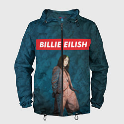 Ветровка с капюшоном мужская BILLIE EILISH, цвет: 3D-черный