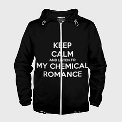 Ветровка с капюшоном мужская My chemical romance, цвет: 3D-белый