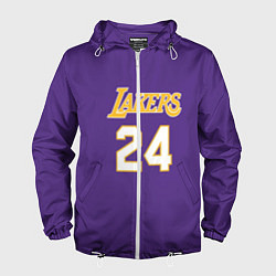 Ветровка с капюшоном мужская Los Angeles Lakers Kobe Brya, цвет: 3D-белый