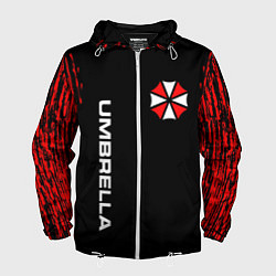 Ветровка с капюшоном мужская UMBRELLA CORPORATION, цвет: 3D-белый