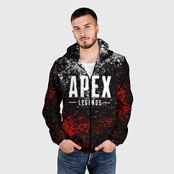 Ветровка с капюшоном мужская APEX LEGENDS, цвет: 3D-черный — фото 2