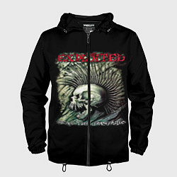 Ветровка с капюшоном мужская The Exploited, цвет: 3D-черный