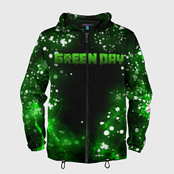Ветровка с капюшоном мужская GreenDay, цвет: 3D-черный