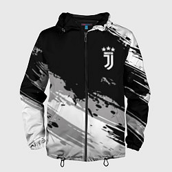 Ветровка с капюшоном мужская Juventus F C, цвет: 3D-черный