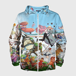Мужская ветровка Studio Ghibli