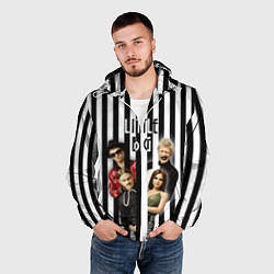 Ветровка с капюшоном мужская Литтл Биг, цвет: 3D-белый — фото 2