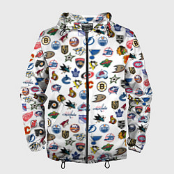 Ветровка с капюшоном мужская NHL PATTERN Z, цвет: 3D-черный