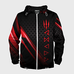 Ветровка с капюшоном мужская The Witcher, цвет: 3D-белый