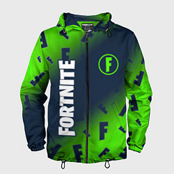 Ветровка с капюшоном мужская FORTNITE ФОРТНАЙТ, цвет: 3D-черный