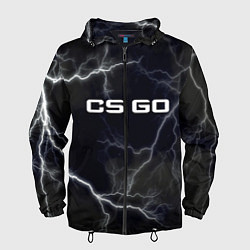 Ветровка с капюшоном мужская CS GO, цвет: 3D-черный