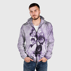 Ветровка с капюшоном мужская BTS, цвет: 3D-черный — фото 2