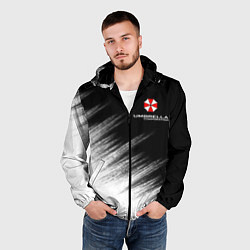 Ветровка с капюшоном мужская Амбрелла, цвет: 3D-черный — фото 2