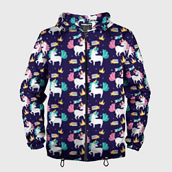 Мужская ветровка Unicorn pattern