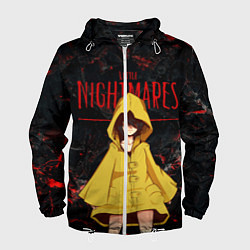 Ветровка с капюшоном мужская Little Nightmares 2, цвет: 3D-белый