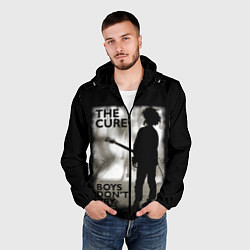 Ветровка с капюшоном мужская THE CURE, цвет: 3D-черный — фото 2