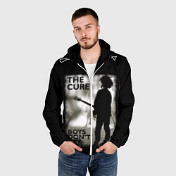 Ветровка с капюшоном мужская THE CURE, цвет: 3D-белый — фото 2
