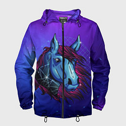 Мужская ветровка Retrowave Neon Horse