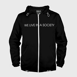 Мужская ветровка WE LIVE IN A SOCIETY