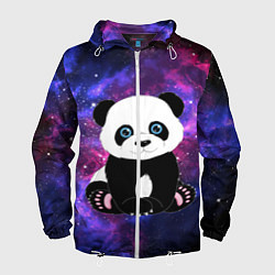 Ветровка с капюшоном мужская Space Panda, цвет: 3D-белый