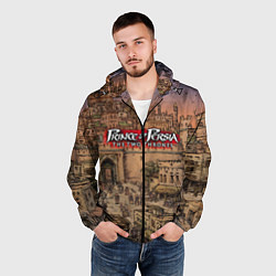 Ветровка с капюшоном мужская Prince of Persia 2 трона, цвет: 3D-черный — фото 2