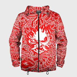 Ветровка с капюшоном мужская Samurai, цвет: 3D-черный