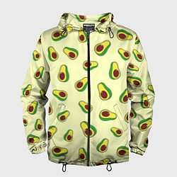 Ветровка с капюшоном мужская Авокадо Avocado, цвет: 3D-черный