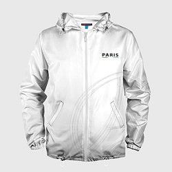 Ветровка с капюшоном мужская PSG Core Big Logo White New 202223, цвет: 3D-белый