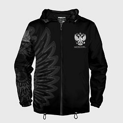 Ветровка с капюшоном мужская Russia Black Side New 202223, цвет: 3D-черный