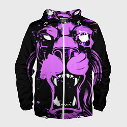 Мужская ветровка Neon pink lion