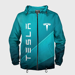 Ветровка с капюшоном мужская Tesla - Sport, цвет: 3D-черный