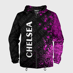 Ветровка с капюшоном мужская Chelsea Pro Football, цвет: 3D-черный