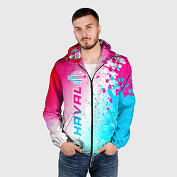 Ветровка с капюшоном мужская Haval Neon Gradient - FS, цвет: 3D-черный — фото 2