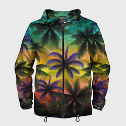 Мужская ветровка Кроны пальм, Багамы