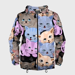 Мужская ветровка Cats party